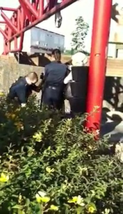 Arrestation d'une musulmane en Niqab par la police française raciste