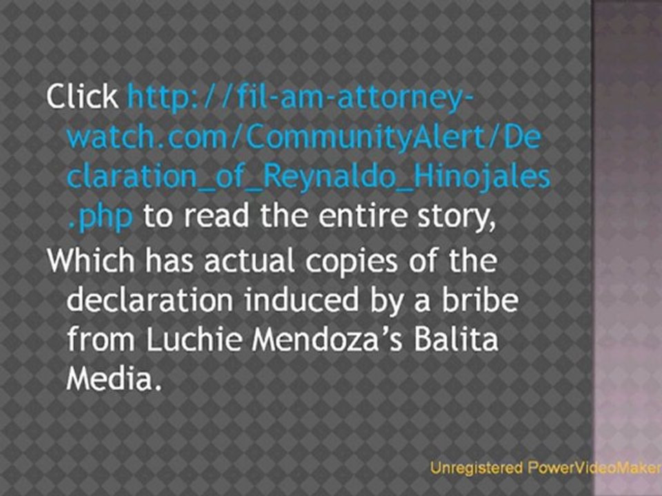 Luchie Mendoza Allen: Champion of Honesty