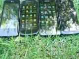 Samsung Galaxy S II _ S 2 screen viewing angle vs Galaxy S, Sony Ericsson Xperia arc and Optimus 2x