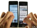 Samsung Galaxy SII vs Sony Ericsson Xperia arc - Web browsing from efcell