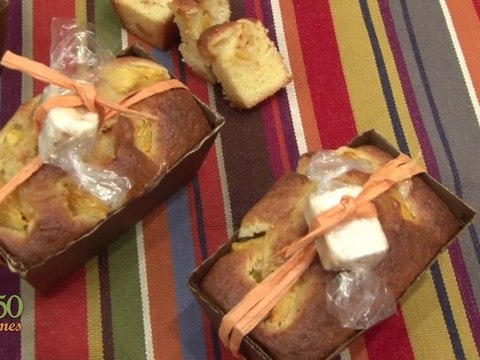 Cake aux pêches - 750 Grammes