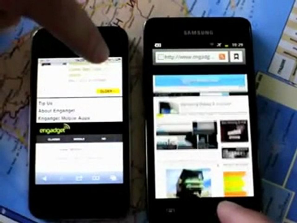 Samsung Galaxy S2 vs iPhone4   by efcell.net