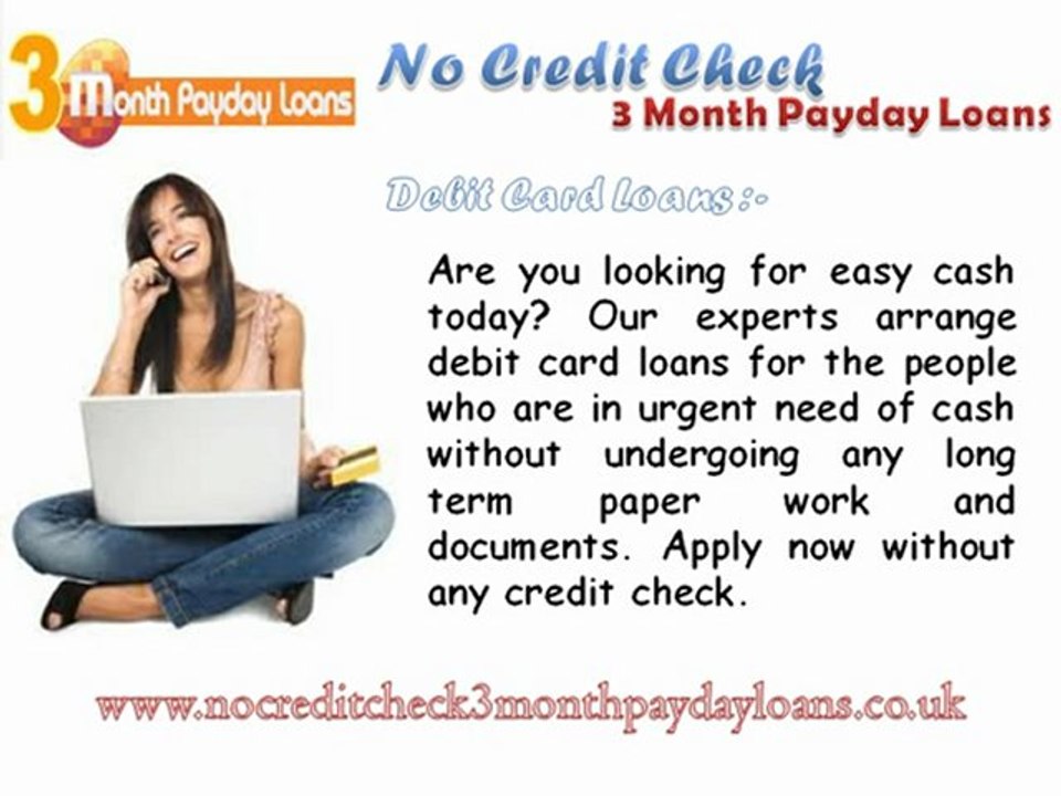 3 Month Payday Loans