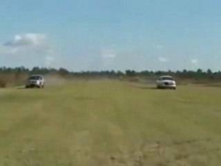 Baum Ends Truck Race Frühe Fail