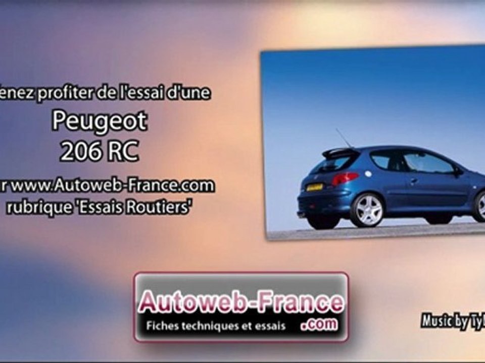 Essai Peugeot 206 RC - Autoweb-France