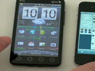 iPhone 4 vs HTC Evo 4G by efcell.net