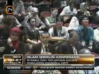 24 - Birinci Uluslararası İslam İşbirliği Konferansı Sabancı Üniversitesi'nde düzenlenen bir panelle başladı.