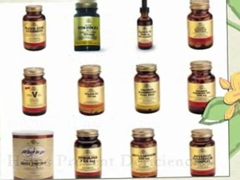 Overcome The Deficiency By Using Solgar Vitamins.