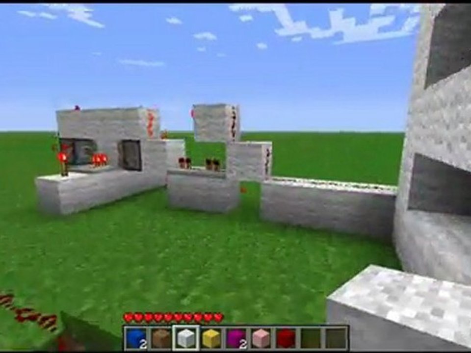 Un poker dans MINECRAFT