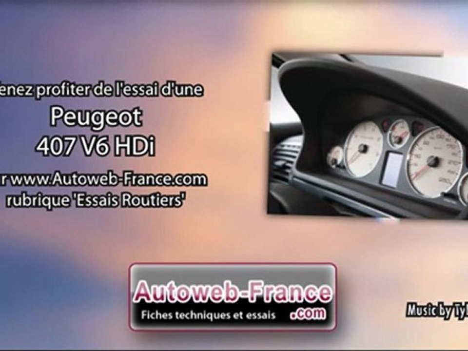 Essai Peugeot 407 V6 HDi - Autoweb-France
