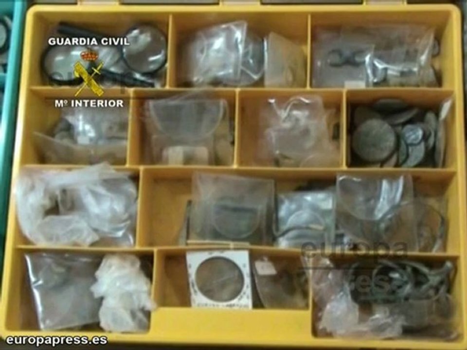 Intervienen miles de objetos arqueológicos