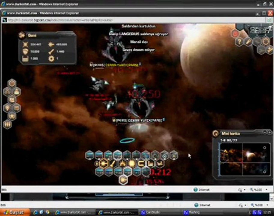 Darkorbit Pars Klanı Kesimde