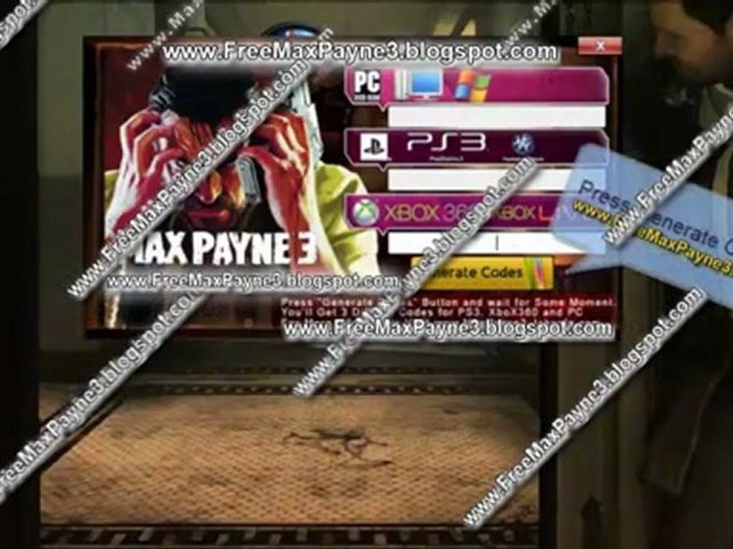 Free PS3 Redeem Code Generator for Max Payne 3 - video Dailymotion
