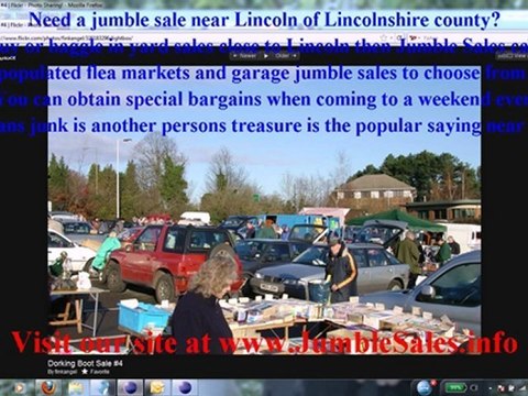 Lincoln Jumble Sales with Flea Markets near Lincolnshire