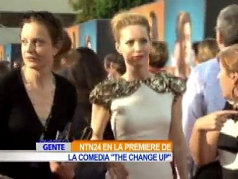 Planeta Gente de NTN24 estuvo en la premiere de la película The Change Up