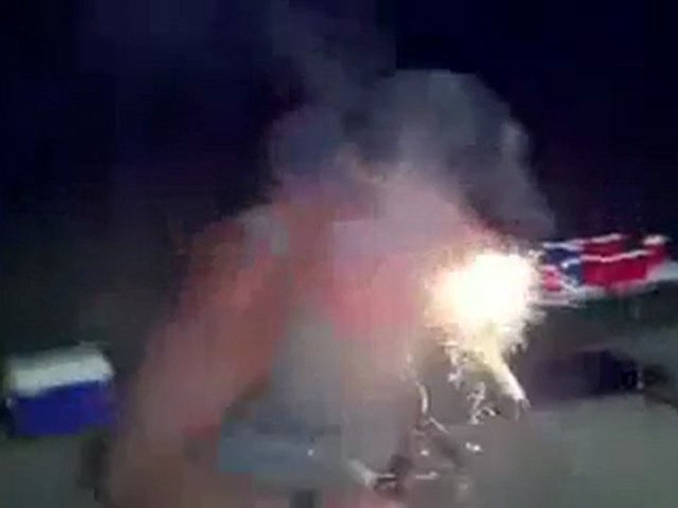 Miam die Feuerwerkskörper Fail