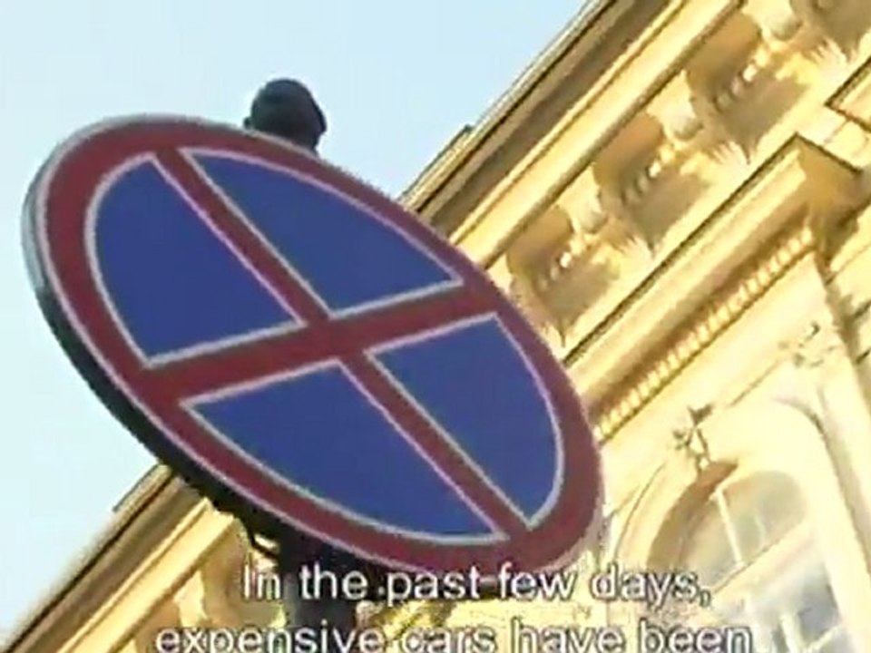 Mit Panzer gegen Falschparker in Vilnius