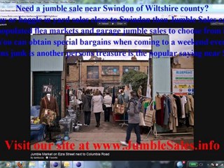 Swindon Jumble Sales with Flea Markets near Wiltshire