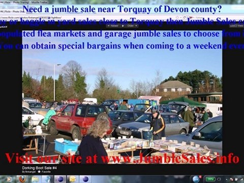 Torquay Jumble Sales with Flea Markets near Devon
