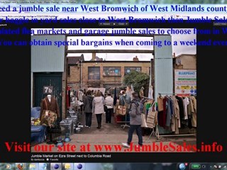 West Bromwich Jumble Sales with Flea Markets near West Midlands