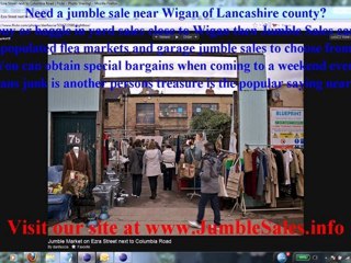 Wigan Jumble Sales with Flea Markets near Lancashire