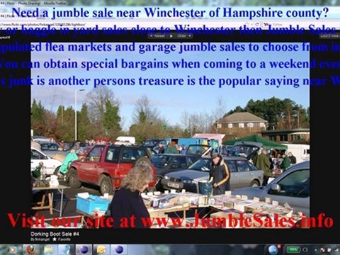 Winchester Jumble Sales with Flea Markets near Hampshire