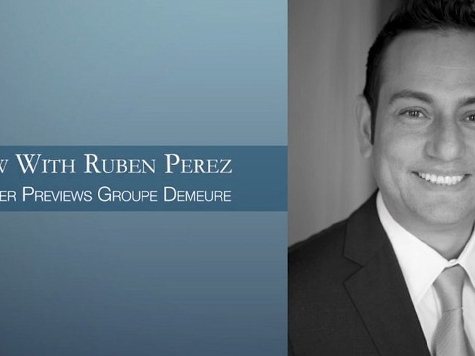 Interview of Ruben Perez by Extra's Mansions & Millionaires - Coldwell Banker Previews Paris - France