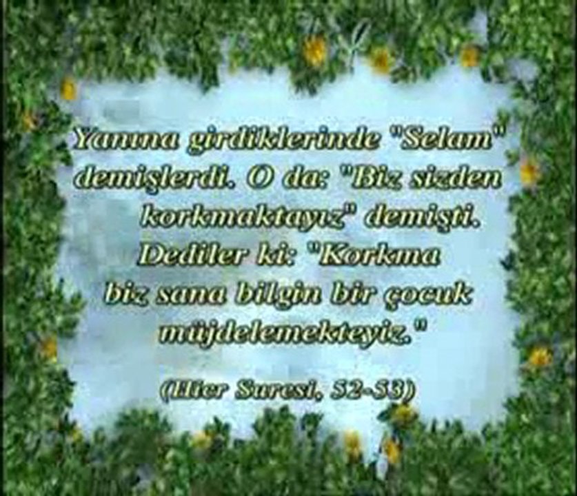 Hz. İbrahim'e gelen elçiler