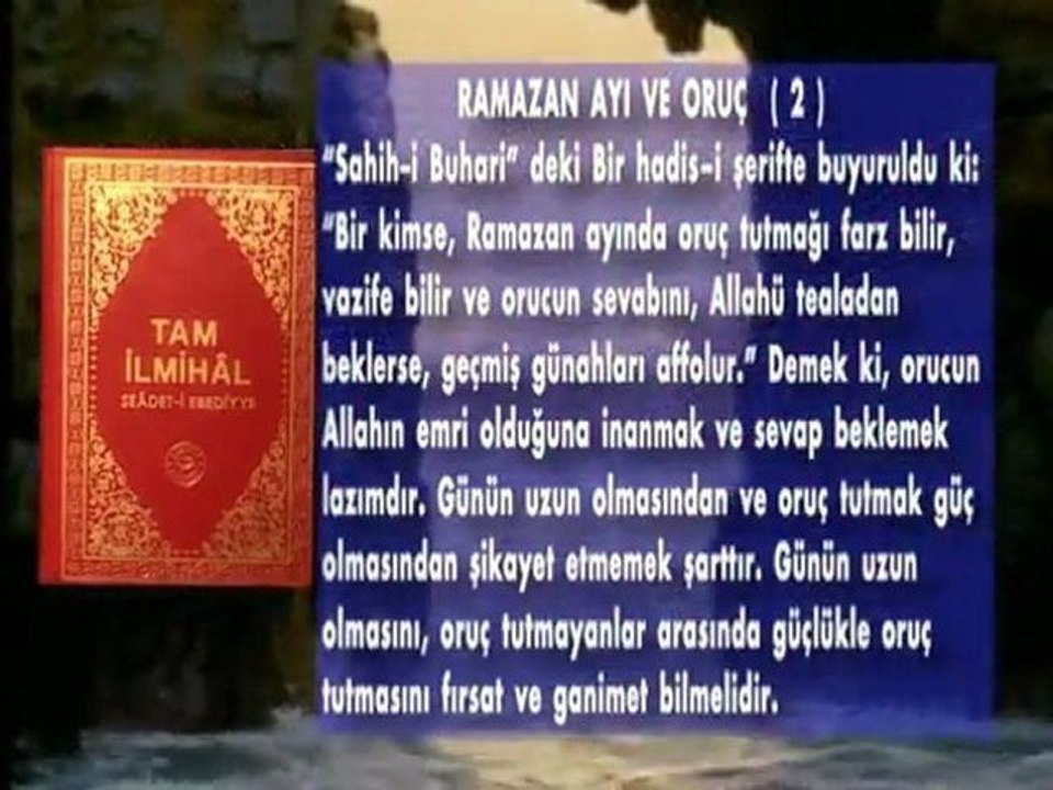 Ramazan ayı ve oruç (2)