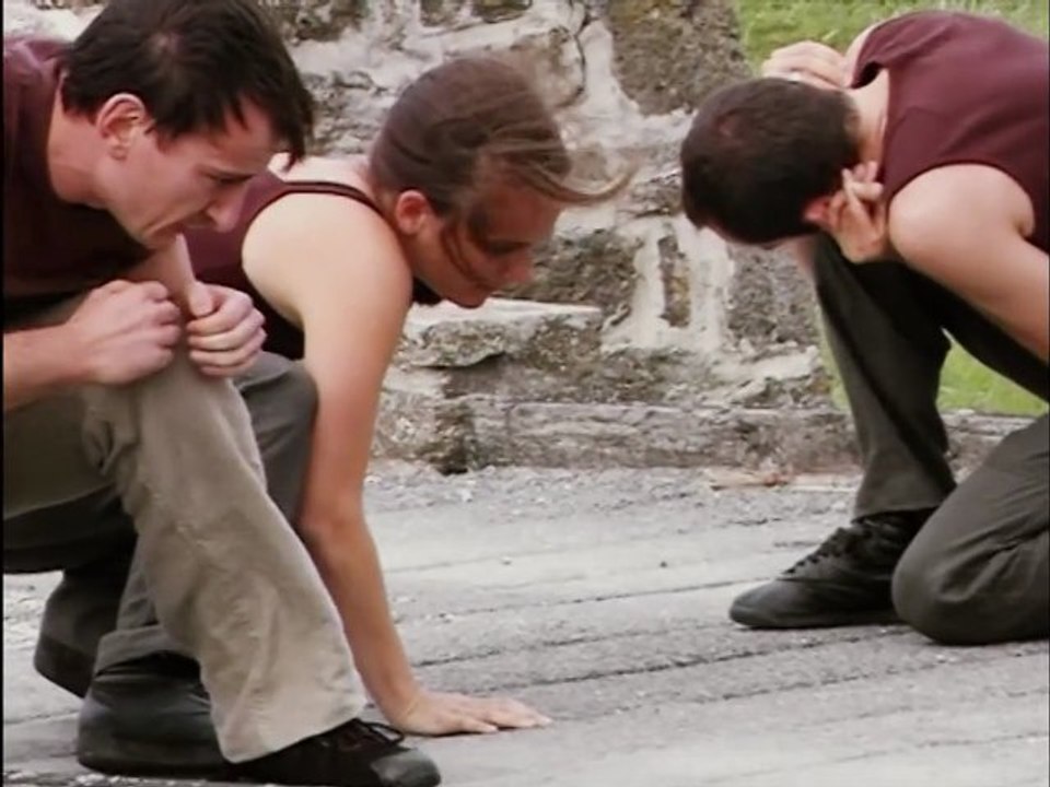 eAU#1 - promenade dansée dans les marais de Carentan avec Le Dit de l'Eau (août 2006)