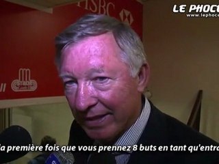 Alex Ferguson n'avait "jamais pris 8 buts !"
