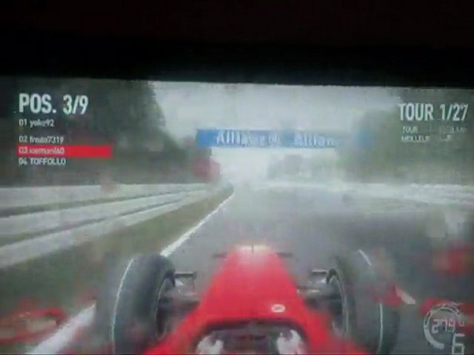F1 2010 F1 teamsimulation Japon aides bannies réglages neutre depart