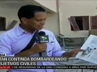 OTAN bombardea y destruye una escuela en Libia