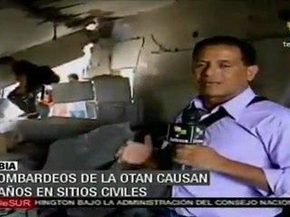 OTAN bombardea instalaciones civiles cerca de Trípoli