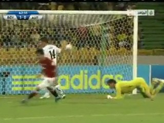 المشهد = رباعية مصر في مرمي النمسا