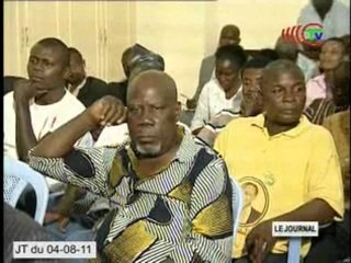 Descente des conseillers municipaux de la commune de Poto-Poto