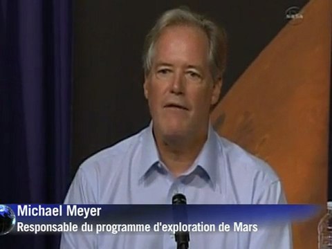 Des scientifiques américains pourraient avoir découvert pour la première fois des preuves de l'existence d'eau à l'état liquide sur le sol de Mars, a annoncé la Nasa