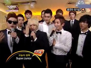 110805 MB Super Junior - Back Stage