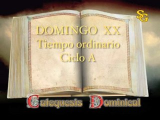 Videocatequesis domingo XX t. ordinario-A