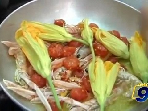 San Giovanni Rotondo | Le ricette dell' Hotel Mir: Maltagliati con scampi e fior di zucchine