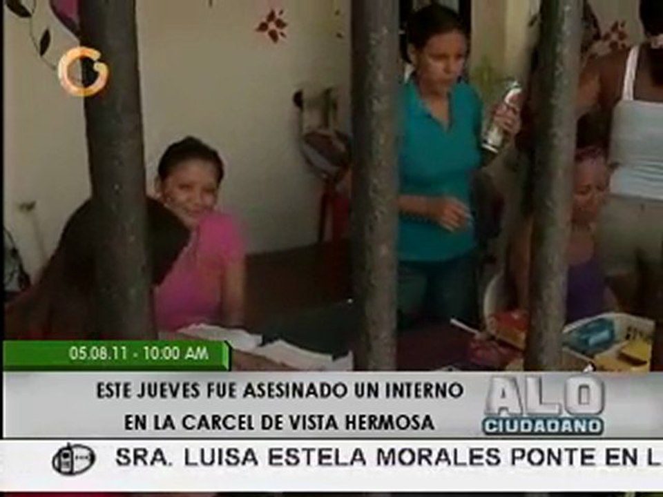 Protesta en cárcel de mujeres