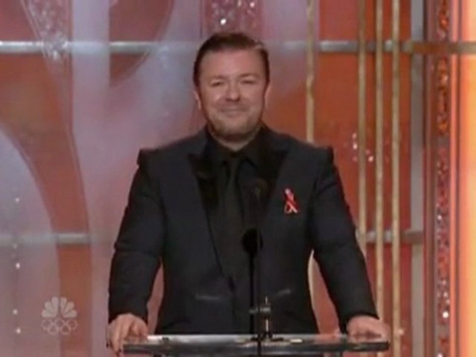 Ricky Gervais aux 67e Golden Globe Awards (2010) VOST