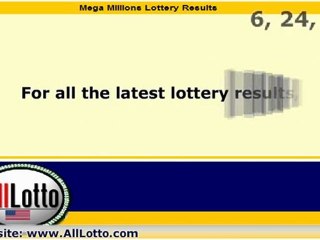Mega Millions Lottery Drawing Results for August 5, 2011
