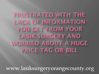 lasik surgery orange county