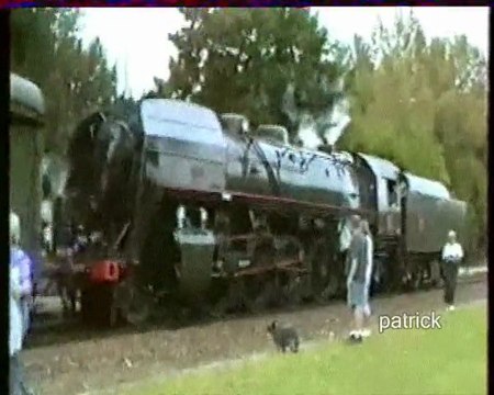 Train à Vapeur en 2002 Gare d'Andrezieux-Bouthéon