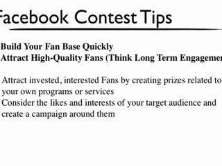 Facebook Contests - Do They Work? Facebook Fridays