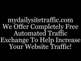 Free automated traffic exchange, daily site traffic for website