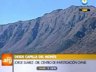 OVNI apparaît à la télévision lors d'un reportage - aout 2011