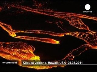 New lava flow at Hawaii's Kilauea Volcano - no comment