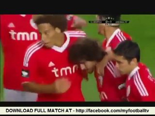 Arsenal(1)vs(2) Benfica HIGHLIGHTS 6-8-11